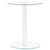 vidaXL Coffee Table Transparent 40 cm Tempered Glass
