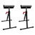 vidaXL Set of 2 Adjustable Roller Stands