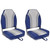 vidaXL Foldable Boat Chairs 2 pcs High Backrest