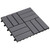 vidaXL Decking Tiles 10 pcs Grey Wash 30x30 cm Solid Acacia Wood