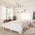 vidaXL 810083 vidaXL Bed Frame without Mattress White Solid Wood 140x200 cm