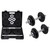 vidaXL 15 Piece Dumbbell set 20 kg Cast Iron