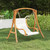 vidaXL Swing Chair without Swing Frame with Cushion Bent Wood