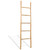 vidaXL Towel Ladder with 5 Rungs Bamboo 150 cm