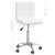 vidaXL Swivel Office Chair White Faux Leather