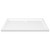 vidaXL Rectangular ABS Shower Base Tray White 80x110 cm