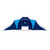 vidaXL Camping Tent Polyester 9 Persons Blue-dark Blue