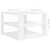 vidaXL Coffee Table White 60x60x40 cm Engineered Wood