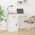 vidaXL Desk White 100x49x75 cm Engineered Wood