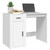 vidaXL Desk White 100x49x75 cm Engineered Wood