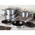 Berlinger Haus 10 Pieces Cookware Set Moonlight Collection