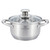 Blaumann Stainless Steel Casserole with lid 18 cm Silver