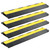 vidaXL Cable Protector Ramps 4 pcs 2 Channels Rubber 101.5 cm