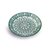 Che Brucia Arabesque Green Porcelain Round Plate 16.5 cm / 7"