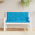 vidaXL Garden Bench Cushion Light Blue 120x(50+50)x7cm Oxford Fabric