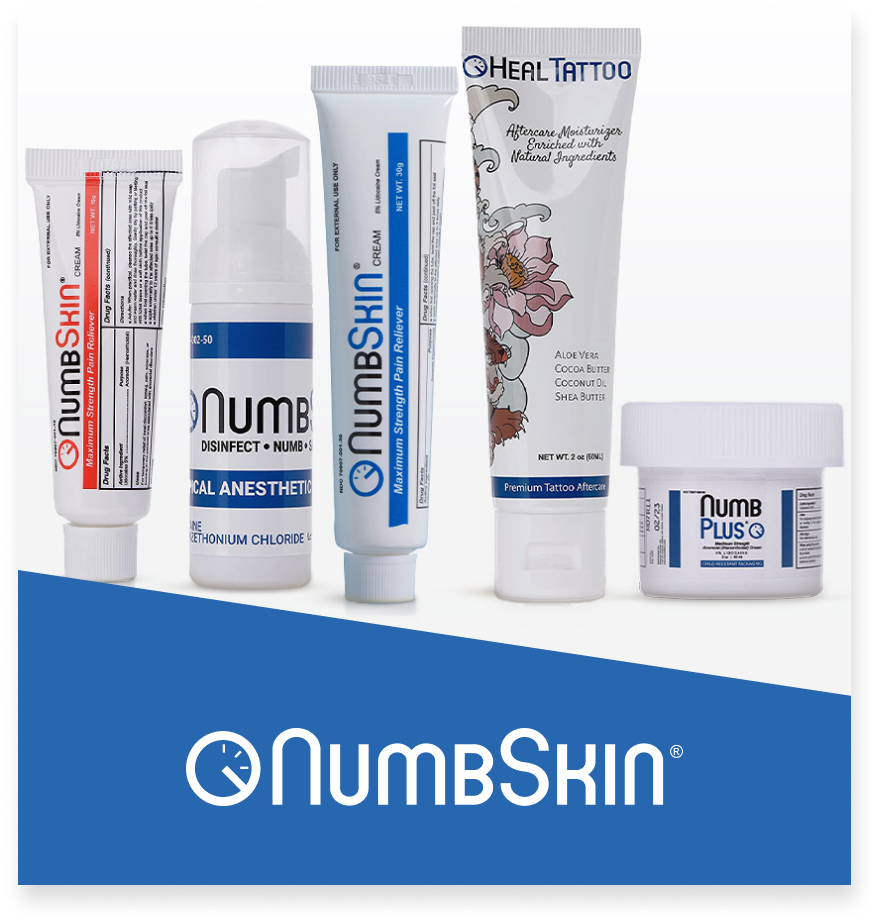 NumbSkin® Premium Skin Numbing and Tattoo Aftercare Kit - Numbskin Cream