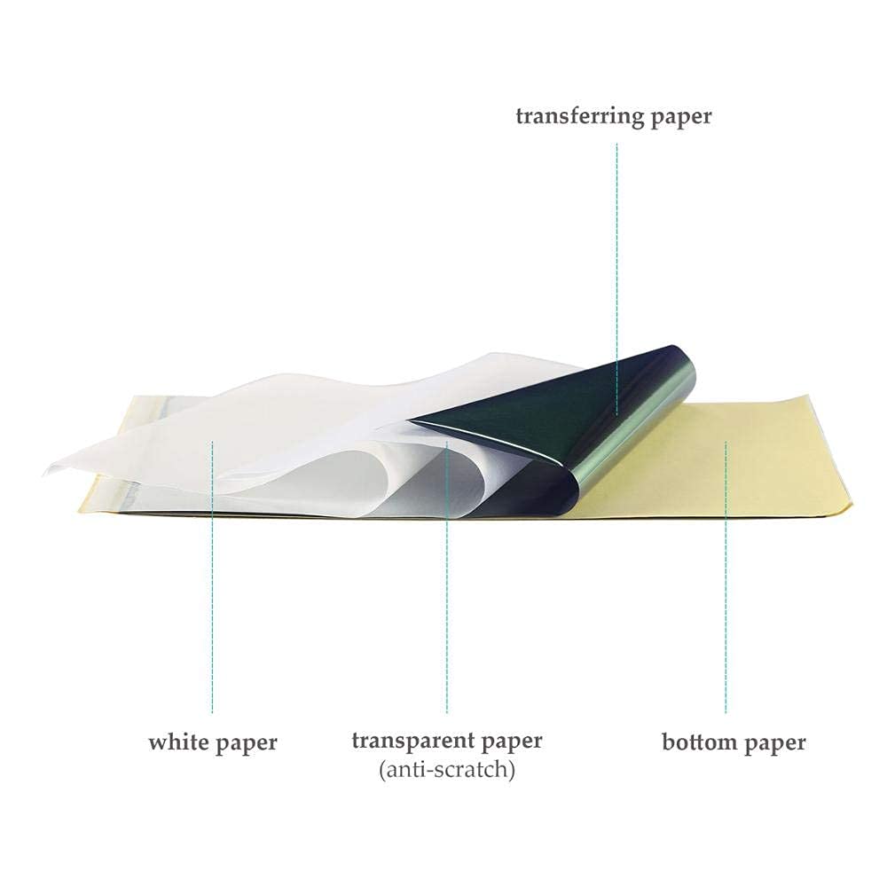 Clear Cut Stencils - Transparent Thermal Transfer Paper 8.5 x 11