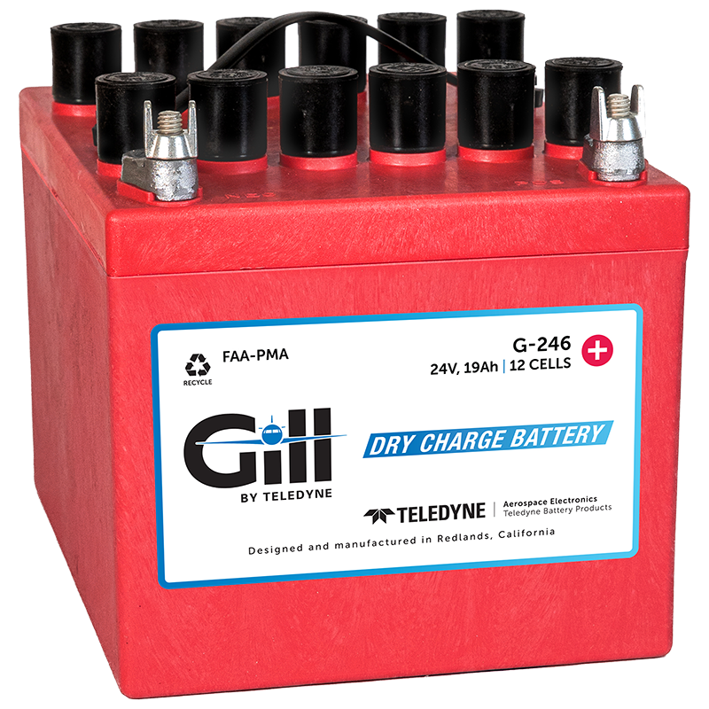 GILL G-246 BATTERY (WITHOUT ACID)
