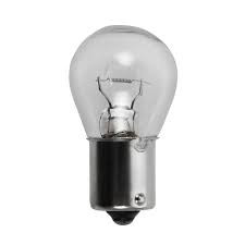 307 Incandescent Bulb, S-8 Single Contact Bayonet Base, 28 Design Volts , 0.67 Design Amps