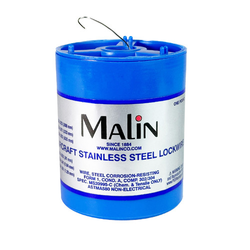 SAFETY WIRE - STAINLESS STEEL - 1 LB SPOOL .025