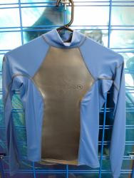 Women's 1mm Hybrid Rash Guard, XS
