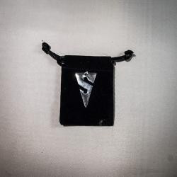 Line Arrow Pendant, Sterling Silver