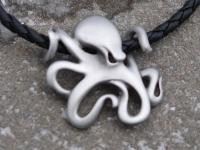 "Leggs" Octopus Necklace- Pewter