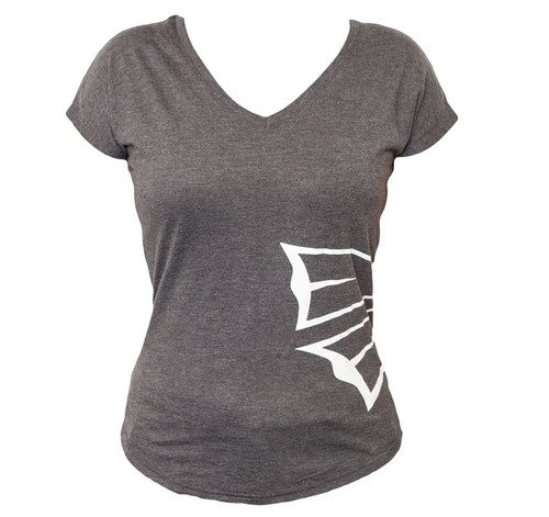 Ladies EE Gray T-shirt - Front