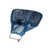 Mesh Collection bag with Galvanized Wire Handles-- Blue 10" x 15"