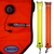 Orange Big Diver's Alert Marker, 4.5'- Blem