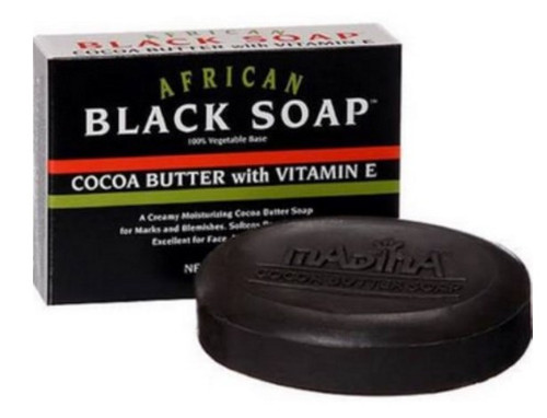 African Cocoa Butter Black Soap - 3½ oz.