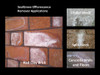 SealGreen Efflorescence Remover cleans red clay bricks, cinder blocks, pavers, concrete floors and walls, and split face blocks.