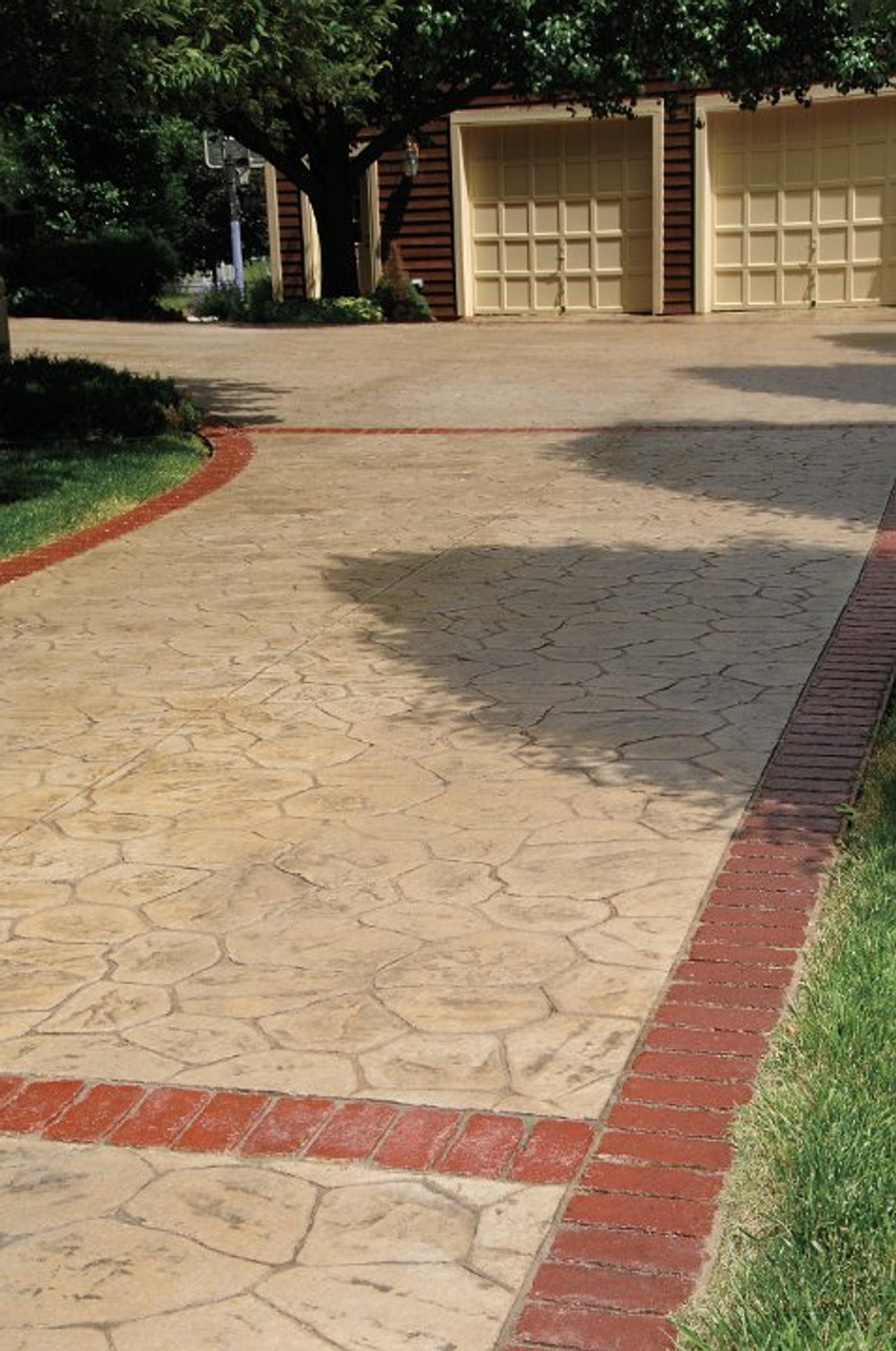 E15 Stamped Concrete Sealer can be applied on driveways 