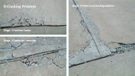 D-Cracking on a Concrete Driveway D-Cracking on a Concrete Driveway