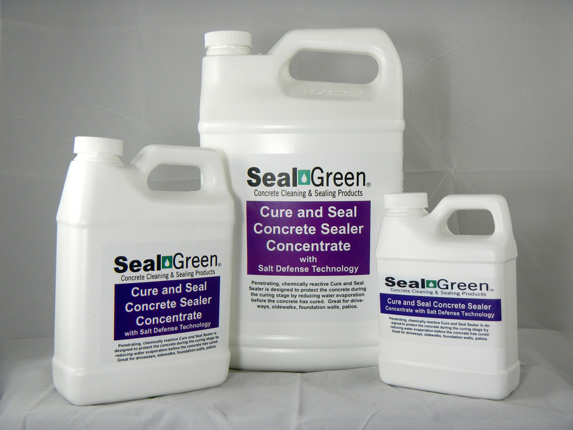 Concrete Cure and Seal Sealer Salt Defense Techonology Used on New
