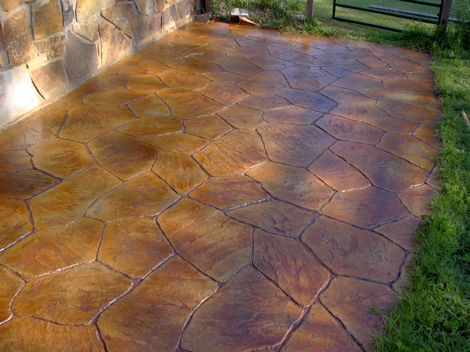 Color On Stamped Concrete