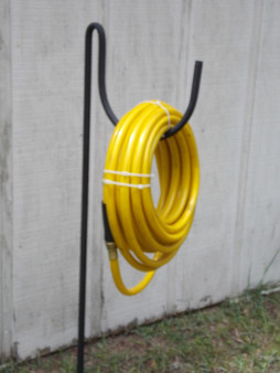 garden hose holder galvanized tube won't rust holds 200' of hose