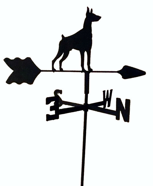 TLS1049IN Doberman Garden Style inground Weathervane