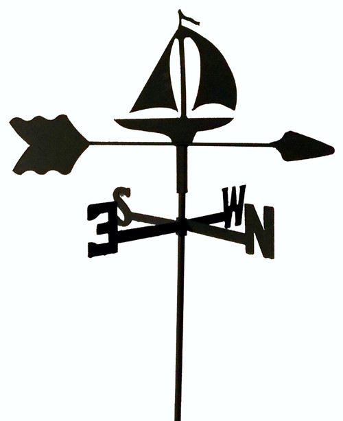 TLS1043IN Sailboat Garden Style inground Weathervane