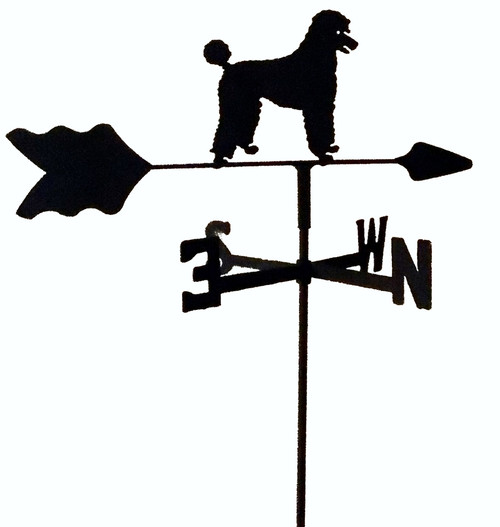 TLS1034IN Poodle Garden Style inground Weathervane