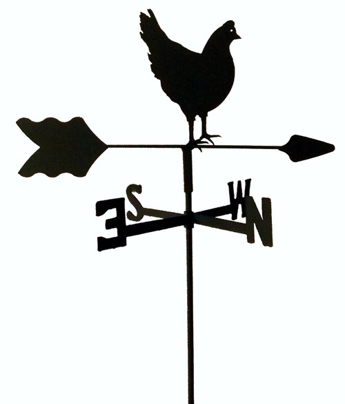 TLS1025IN Hen Chicken Garden Style inground Weathervane