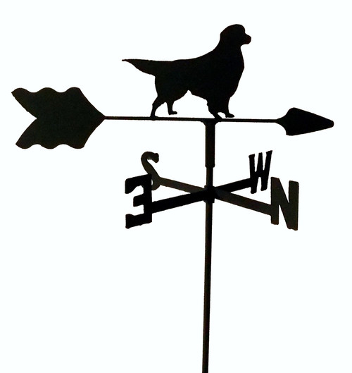 TLS1024IN Golden Retriever Garden Style inground Weathervane