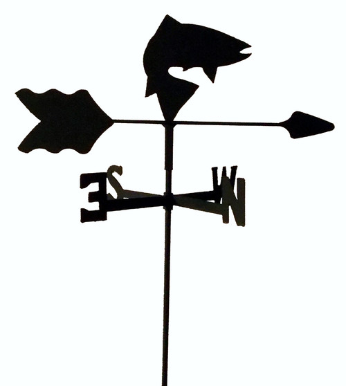 TLS1018IN Fish Garden Style inground Weathervane