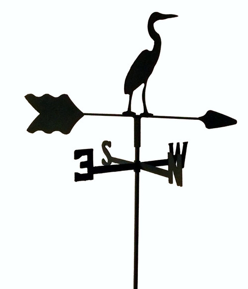 TLS1055IN Blue Heron Garden Style inground Weathervane