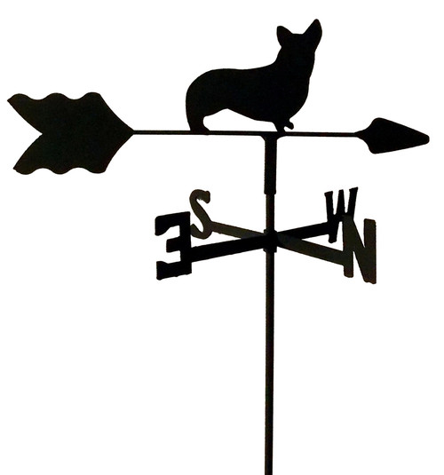 TLS1009IN Corgi Garden Style inground Weathervane