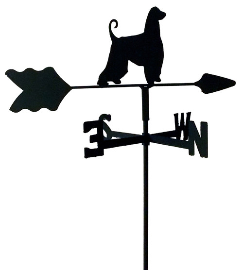 TLS1001IN Afghan Hound Garden Style inground Weathervane