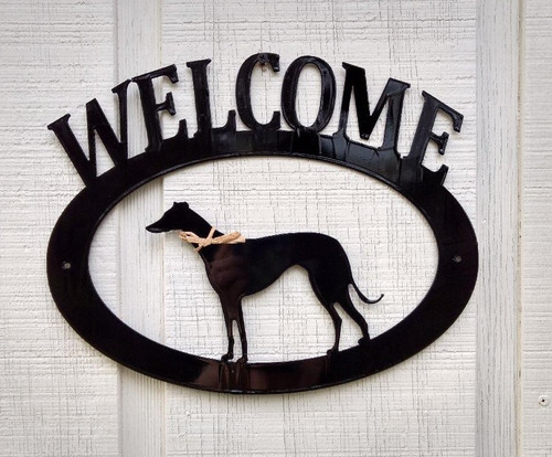 Greyhound Welcome Sign