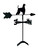 TLS1001RM Afghan Hound Roof Mount Weathervane