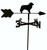 TLS1046IN Bernese Mountain Dog Garden Style inground Weathervane