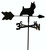 TLS1051IN Yorkie Yorkshire Terrier Garden Style inground Weathervane